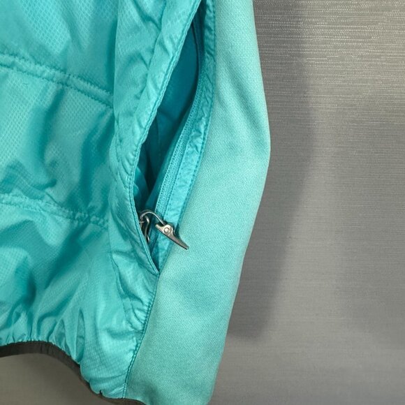 Spyder Vest Womens XL Blue Full Zip Chris Davenport Nylon Shell Puffer Jacket - Picture 9 of 13